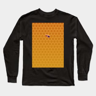 Honeycomb and bee Long Sleeve T-Shirt